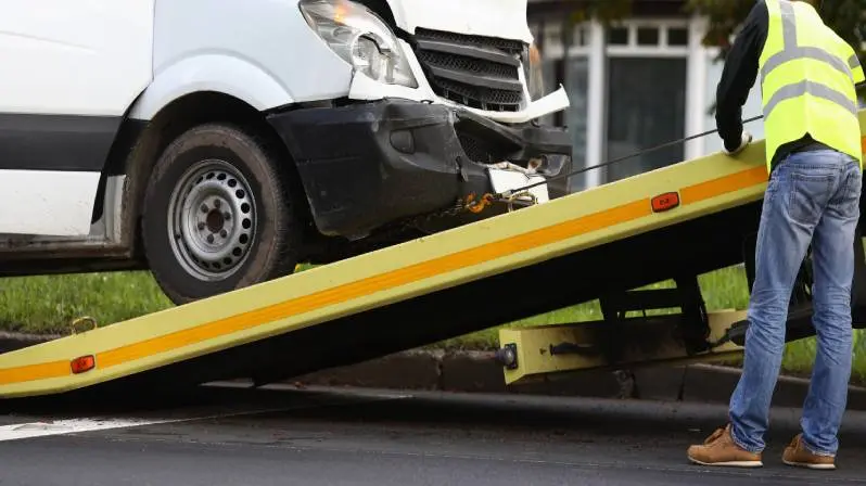 vehicle towing service after a car accident.